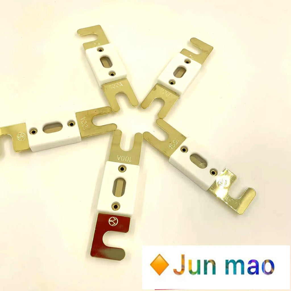 1pcs 72V High Current Car Fuse, White Ceramic Shell, Gold Fuse 500A 80V 400A 225A