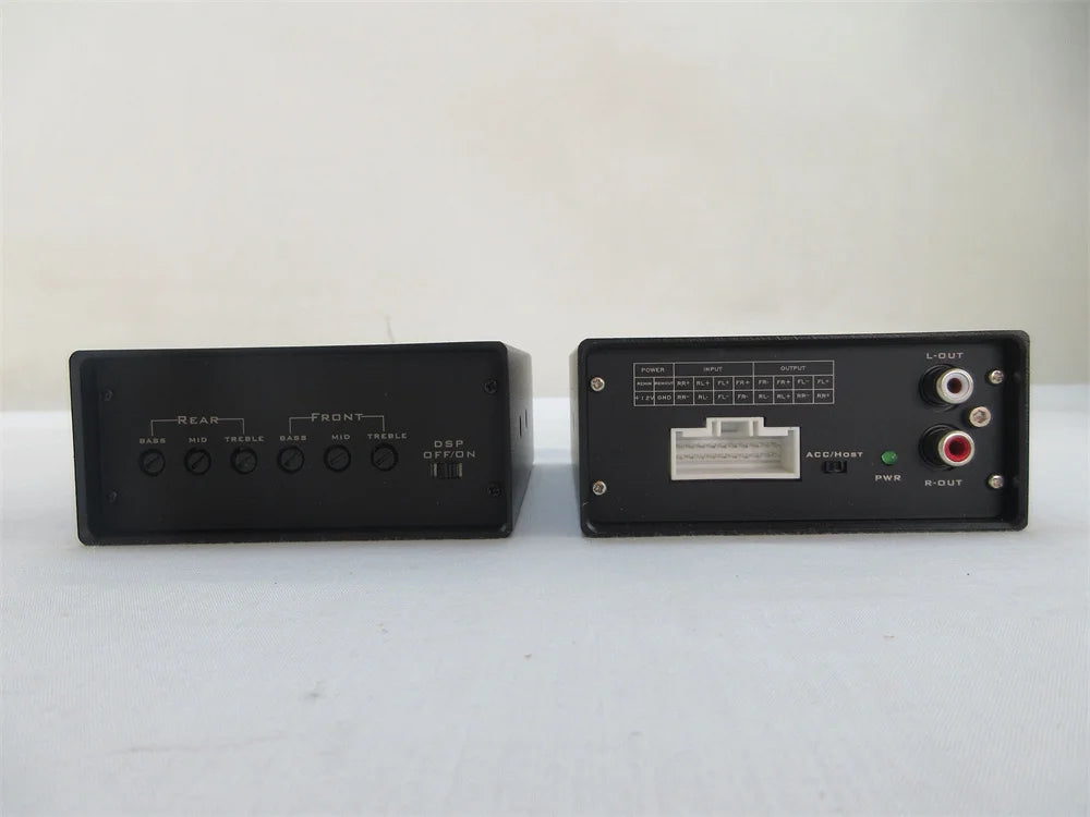 Intelligent Audio Processor with 4-in and 6-out DSP RCA Output for Automobile Modified Audio Amplifier.
