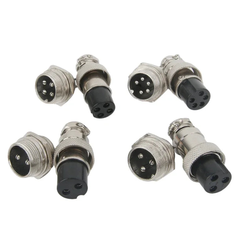 GX12 GX16 GX20 2/3/4/5/6/7/8/9/10 Pin Male Female Butting Wire Cable Circular Aviation Socket Plug Panel Connector Dropshipping
