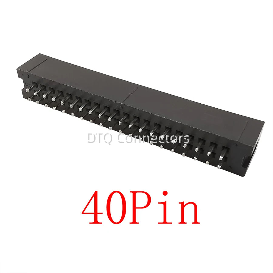 10-50Pcs DC3 IDC JTAG Socket 6-50Pin Male Header Connector 2.54mm Pitch Straight Needle DC3 ISP Double-spaced 2*6-50P DC3 Header