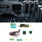 CH341A USB Programmer SOP8 Test Clip 1.8V Adapter SOP8 to DIP8 Converter Module Adapter Socket Converter Module USB Programmer