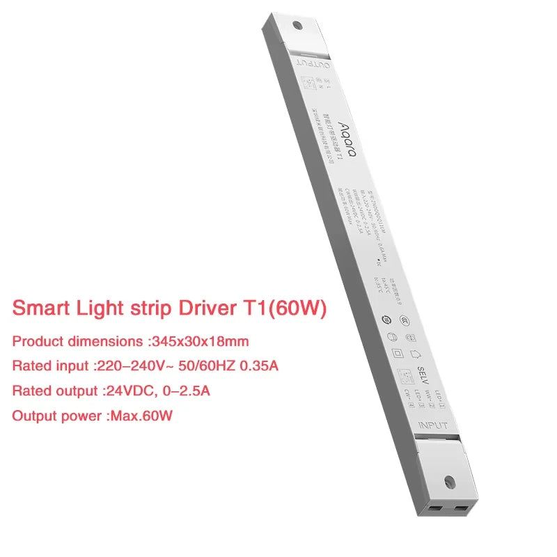 Aqara Smart Light Strip Driver T1 Controller ZigBee Custom Dimming Adjustable Color Temperature Whole-House Dimming For HomeKit