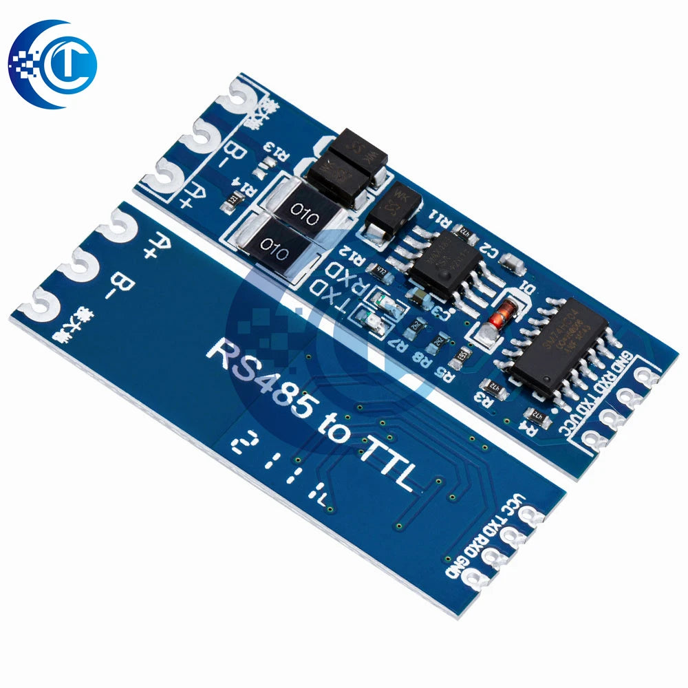 TTL-RS485 Bidirectional Converter Module: Serial UART Level Shifter with Auto-Flow Control – 3.3V/5V Power Supply