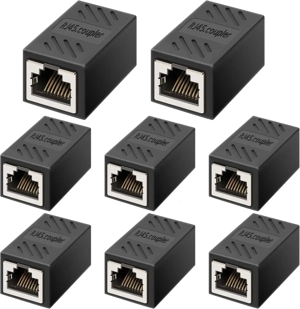 1/5/10PCS RJ45 Ethernet Keystone Coupler for Cat7 Cat6 Cat5 Internet Cable Extender Connectors Female To Female RJ45 Coupler