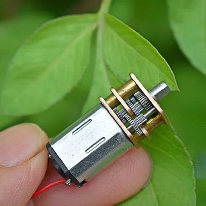 【AD】1pcs DC3V-6V 5V 28RPM Slow Speed Reducer Micro Mini N20 Full Metal Gearbox Gear Motor