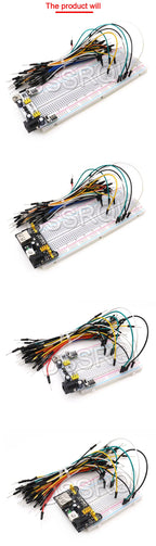 NEW MB-102 MB102 Breadboard 400 830 Point Solderless PCB Bread Board Test Develop DIY for arduino laboratory SYB-830