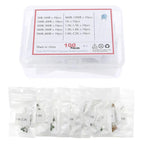 100Pcs 10Value 5% MZ5 PTC 50R - 2.2K Positive Temperature Thermistor Resistor Assorted kit