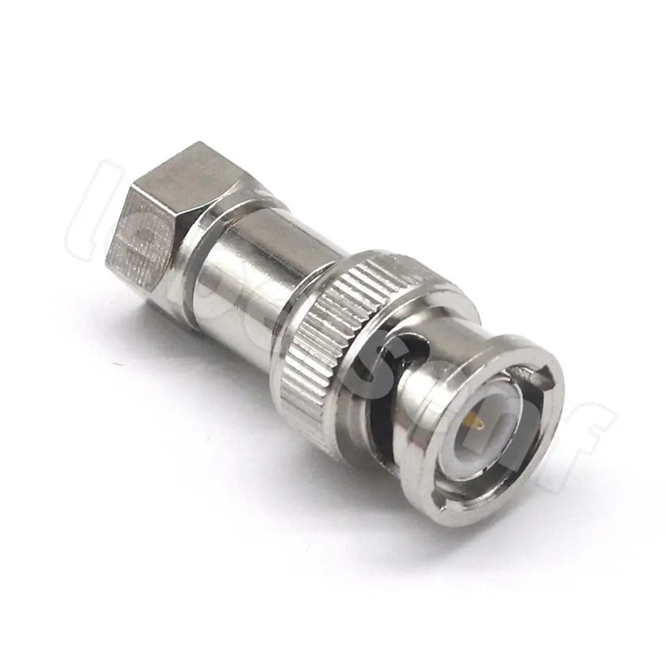 BNC to F TV female male straight connector F to BNC quick plug adapter coaxial connector
