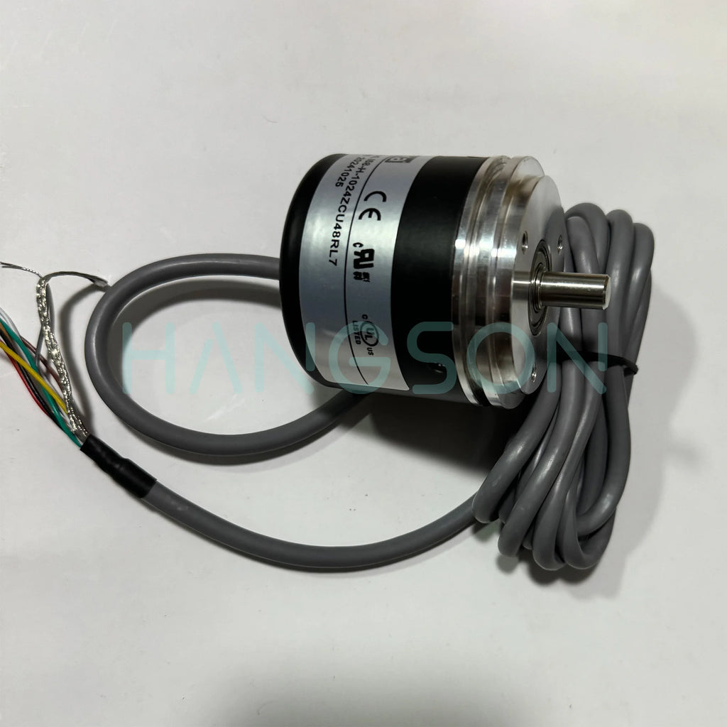 Outer Diameter 58mm Solid Shaft 10MM Encoder 5000PPR Incremental Rotary Encoder
