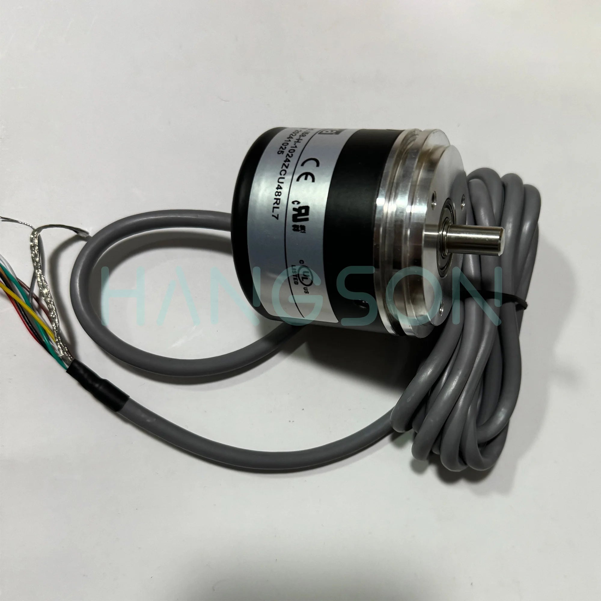 Outer Diameter 58mm Solid Shaft 10MM Encoder 5000PPR Incremental Rotary Encoder