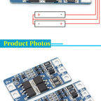 1-10Pcs 2S 10A 7.4V Li-Battery BMS Protection Board to 8.4V with Balanced Function / Overcharge Protection for 18650 Batteries