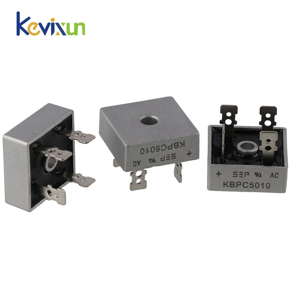 5PCS Diode Bridge Rectifier KBPC5010 KBPC1010 KBPC1510 KBPC2510 KBPC3510 Rectifiers 10A 15A 25A 35A 50A