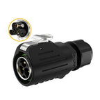 EW-LP16 IP68 Waterproof 20A 600V AC 2Pin 3Pin Crimping Quick Connection Power Aviation Connector Male Plug Female Socket Panel