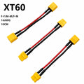 1/5/10PCS XT60 Extension Cable 14AWG 10CM Male to Male/Female to Female/Male to Female XT60 Wire for RC FPV Drone Lipo Battery