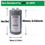 CD60 With Terminals AC Motor Starting Capacitor 125V 250V 50uF 150uF 200uF 250uF 800uF 1000uF 1200UF for Electrical Equipment