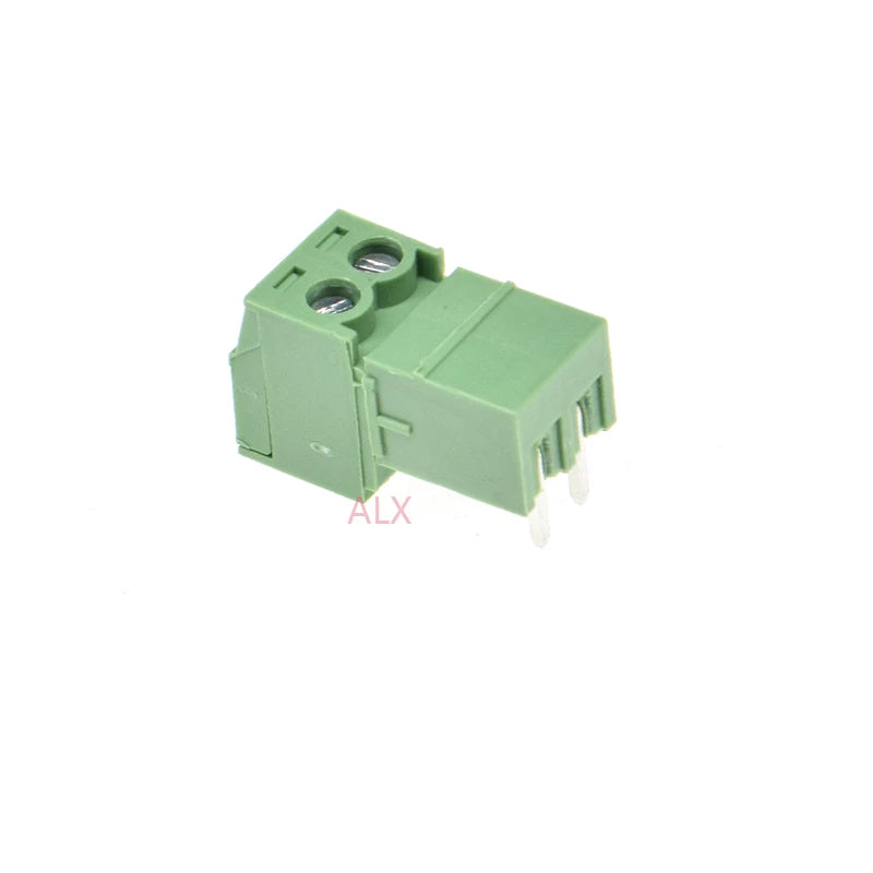 10SETS 15EDG 2pin 3.81MM pitch RIGHT ANGLE screw terminal block connector 3.81 2 pin PLUG + bending PIN HEADER SOCKET for pcb