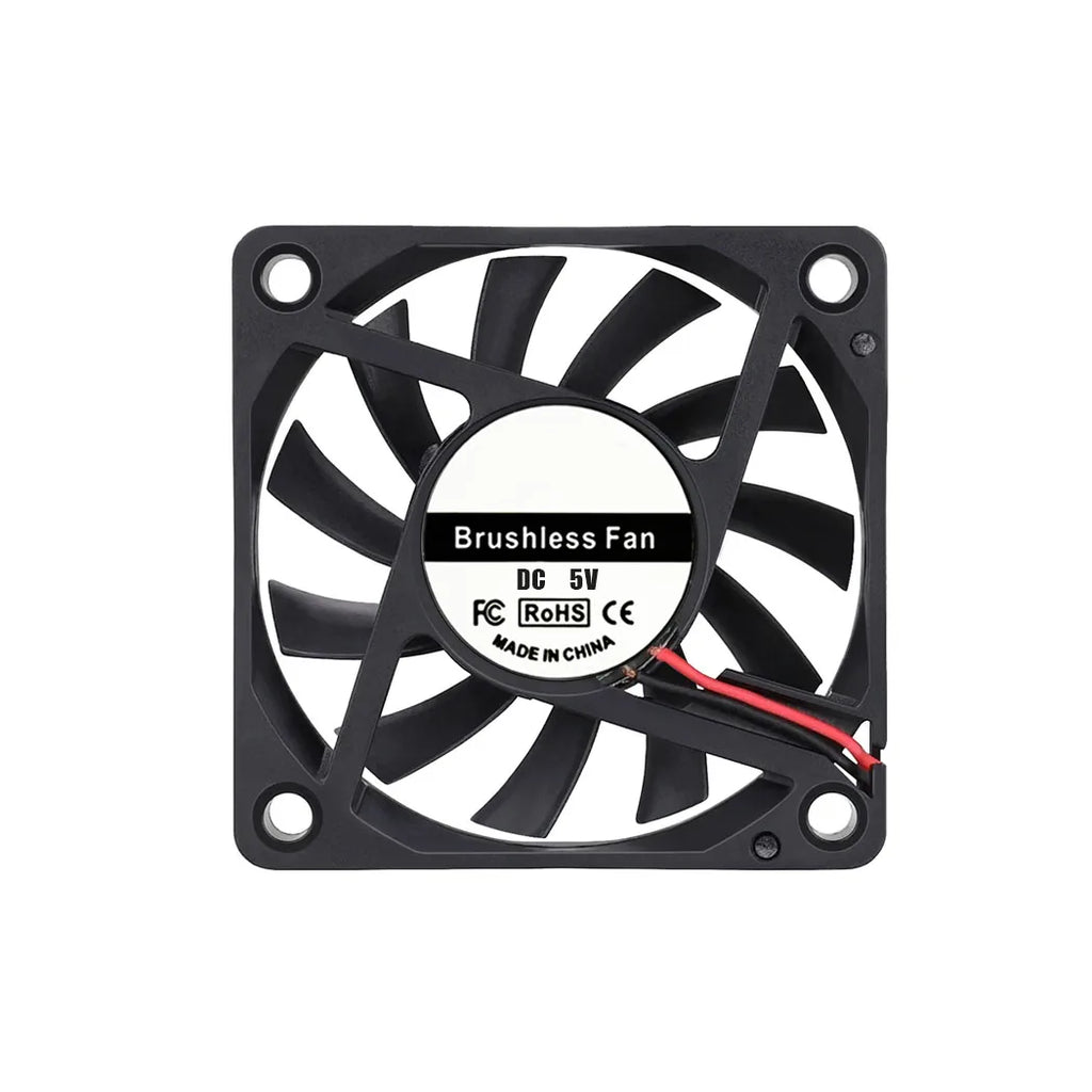 60x60x10 mm DC 5V 12V 24V 6010 Brushless Cooling Fan, Replacement Ball Bearing 60mm Fan for Cooling DIY PC Computer Case Fan