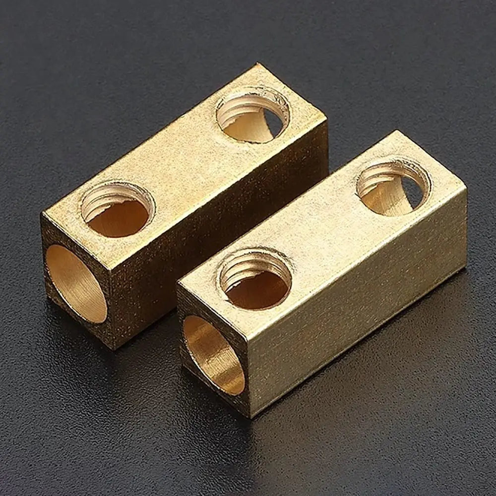 With Heat Shrink Tubing Brass Terminal Block Pressure Free High Current High Power Splitter Waterproof Wire Connector Electrical