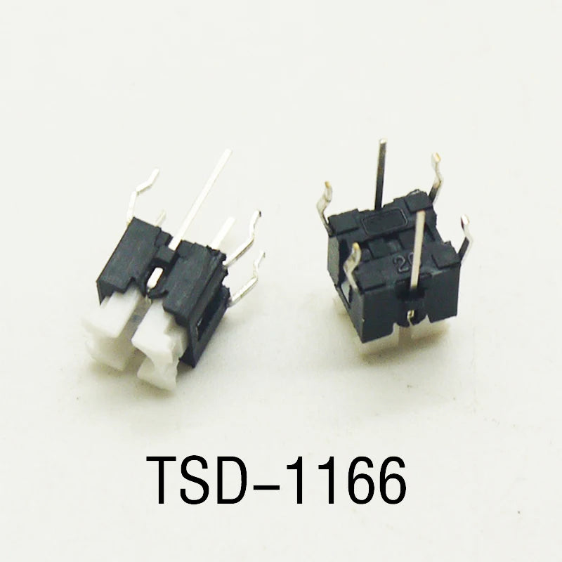 10PCS 6X6X7.2mm  Momentary Tact Button LED 3V Adding Caps H=8.2mm 6Pin DIP Tactical Keyboard Mini Push Button Press Button