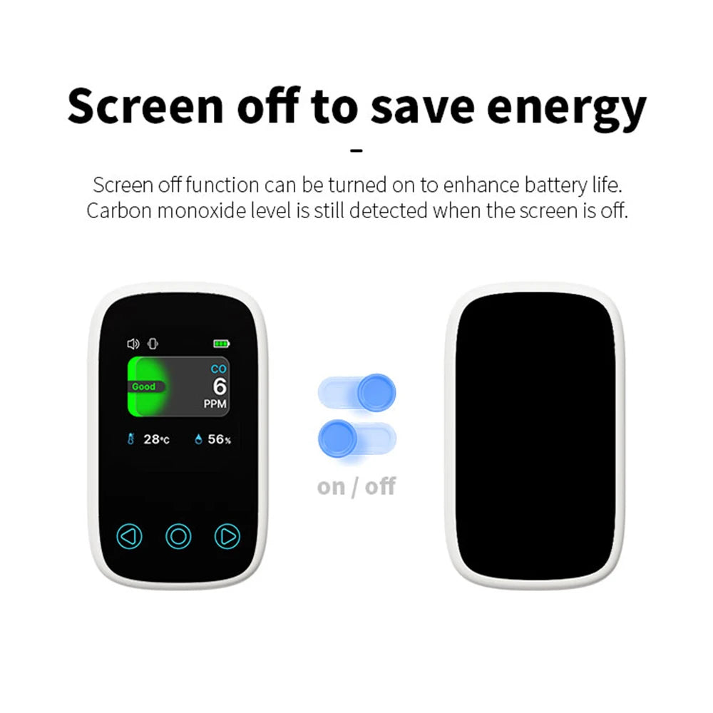 3 In1 Air Quality Meter CO2 Temperature Humidity Tester LCD Screen NDIR Sensor Carbon Dioxide Monoxide Detector with Voice Alarm