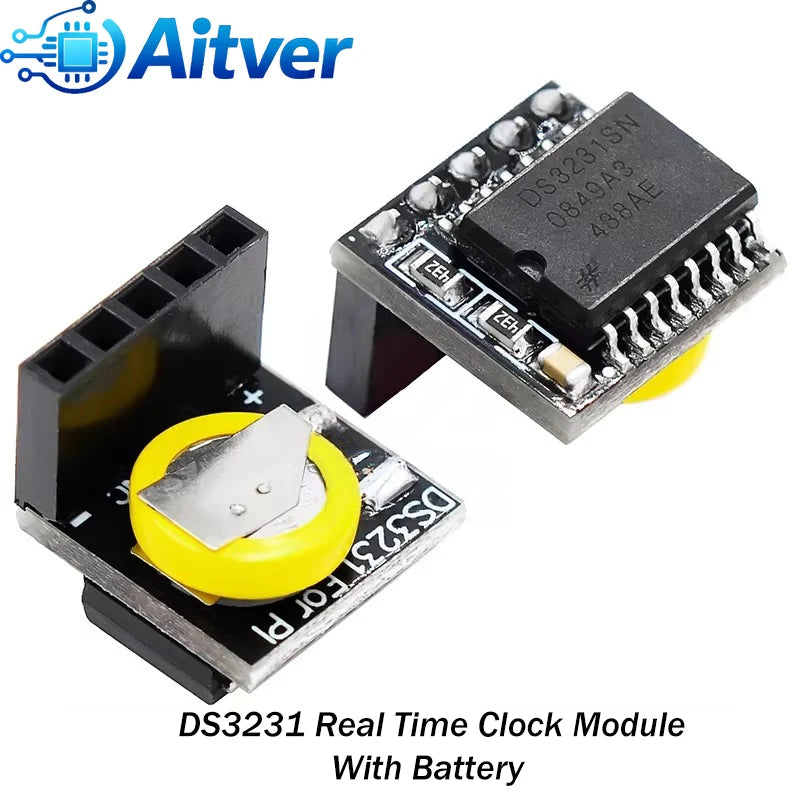 DS3231 High Accuracy RTC Module 3.3V 5V Real Time Clock for Arduino Raspberry Pi ESP32 DIY Projects