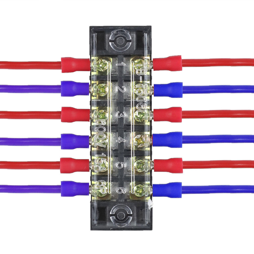 Brass Junction Box Electrical Screw Terminal Block and Insulated Barrier Strip Wire Connector Connecter Electronic Cable Contact