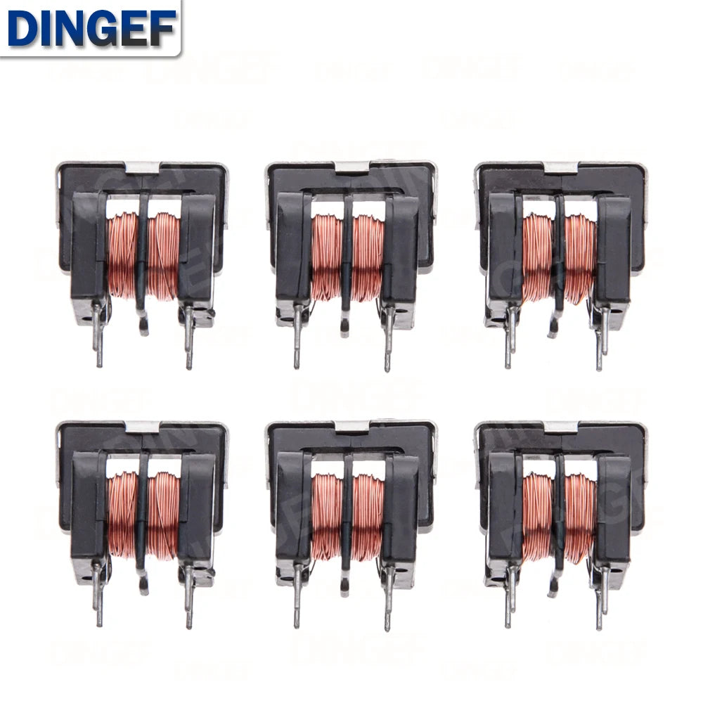 5PCS UU9.8 Common Mode Choke Inductor 10mH 20mH 30mH 40mH 50mH For Filter Pitch 10mH 20mH
