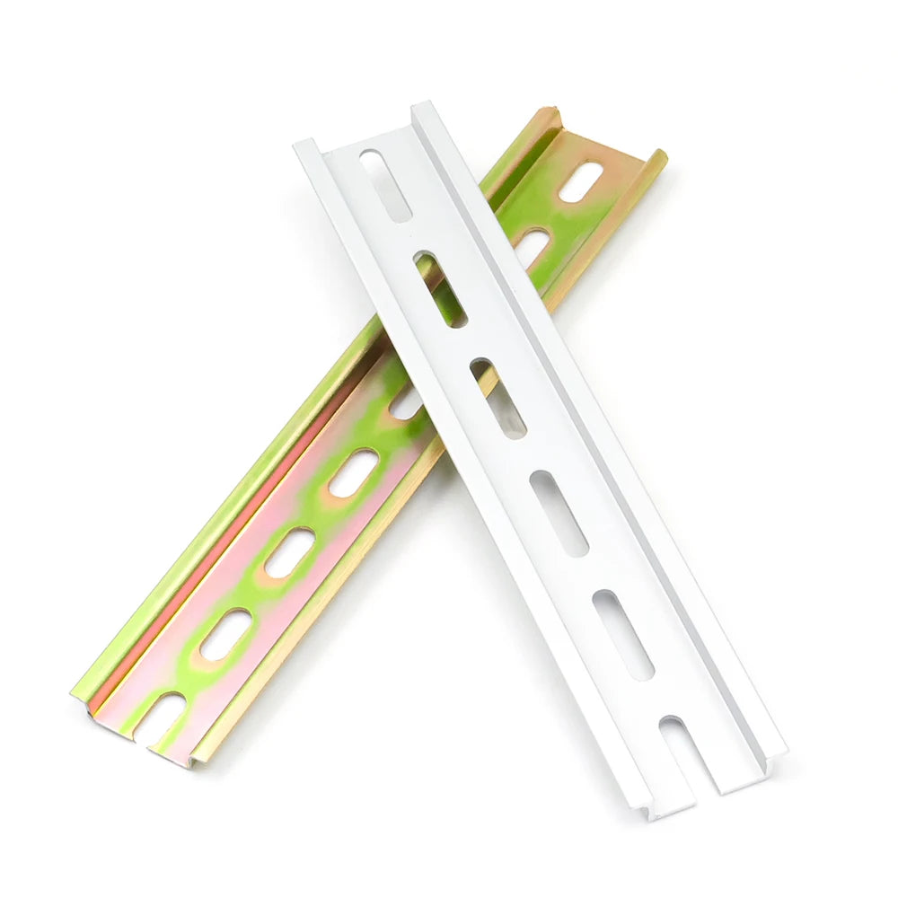 Din Rail Socket Terminal Blocks 35mm X 7.5mm Premium Aluminium NS35 C45/DZ47 Circuit Breakers Industrial Electrical Connectors