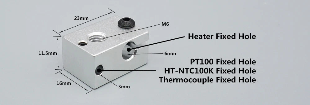 E3D Heater Printer Accessories Heating Tube 12V 24V 50W Heating Cartridge Thermistor Kit 320℃ Heating Pipe 100K Hotend Parts