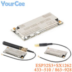 2pcs/1pc ESP32S3+SX1262 BLE LORA WiFi Wireless Module 433-510M 863-928MHZ HTIT-Wsh ESP32-S3FN8 with Antenna