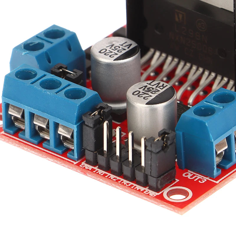 1PC 5V 2A L298N DC Motor Driver Module L298N Stepper Motor Smart Car Robot Breadboard High Power L298 DC Motor Driver