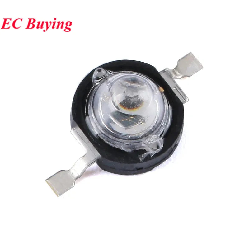 2-10Pcs 3W 5W 850nm 940nm 60 120 degree High Power Infrared LED Emitter CCTV Camera IR Emission Tube Diode for Security Black