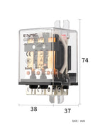 ENMG G30F High Current 30A Intermediate Relay High Power Compact Triple Open Triple Close DC30v24VDC 220VAC Induction LED Lights