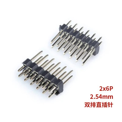 10/20pcs Pcs 2.54mm Double Row Male 2*40P PCB Board Pin Header Connector Strip Pinheader 2/3/4/5/6/8/10/12/20/40Pin For Arduino