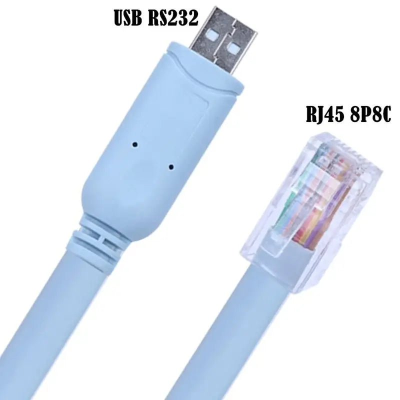 1m-5m USB RS232 to RJ45 8P8C Serial Control Cable USB to RJ45 Serial CONSOLE Debugging Cable FTDI FT232R+ZT213 chip/CH340 chip