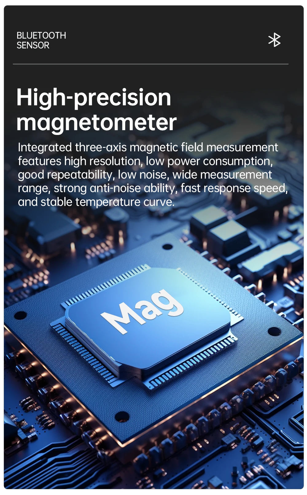 WitMotion WT901BLECL MPU9250 IMU BLE 5.0 Accelerometer Inclinometer, 3 Axis Acce+Gyroscope+Magnetometer BLE 50m for IOS/Android