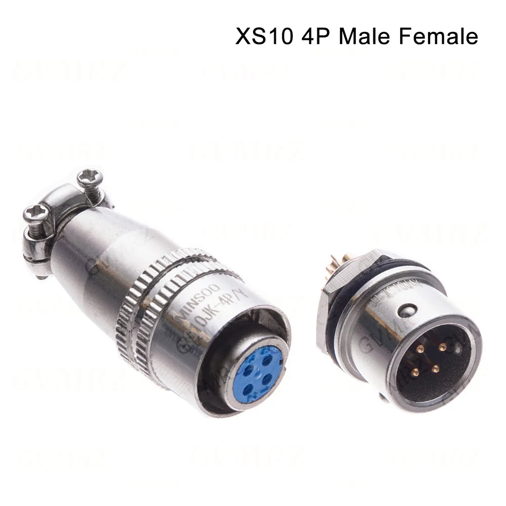 XS10 2PIN 3PIN 4PIN 5PIN Docking Aviation Plug Socket Waterproof Circular Connector