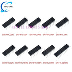 10/30PCS  SN74HC00N SN74HC02N SN74HC04N SN74HC08N SN74HC14N SN74HC32N SN74HC164N SN74HC165N SN74LS86N SN74LS245N