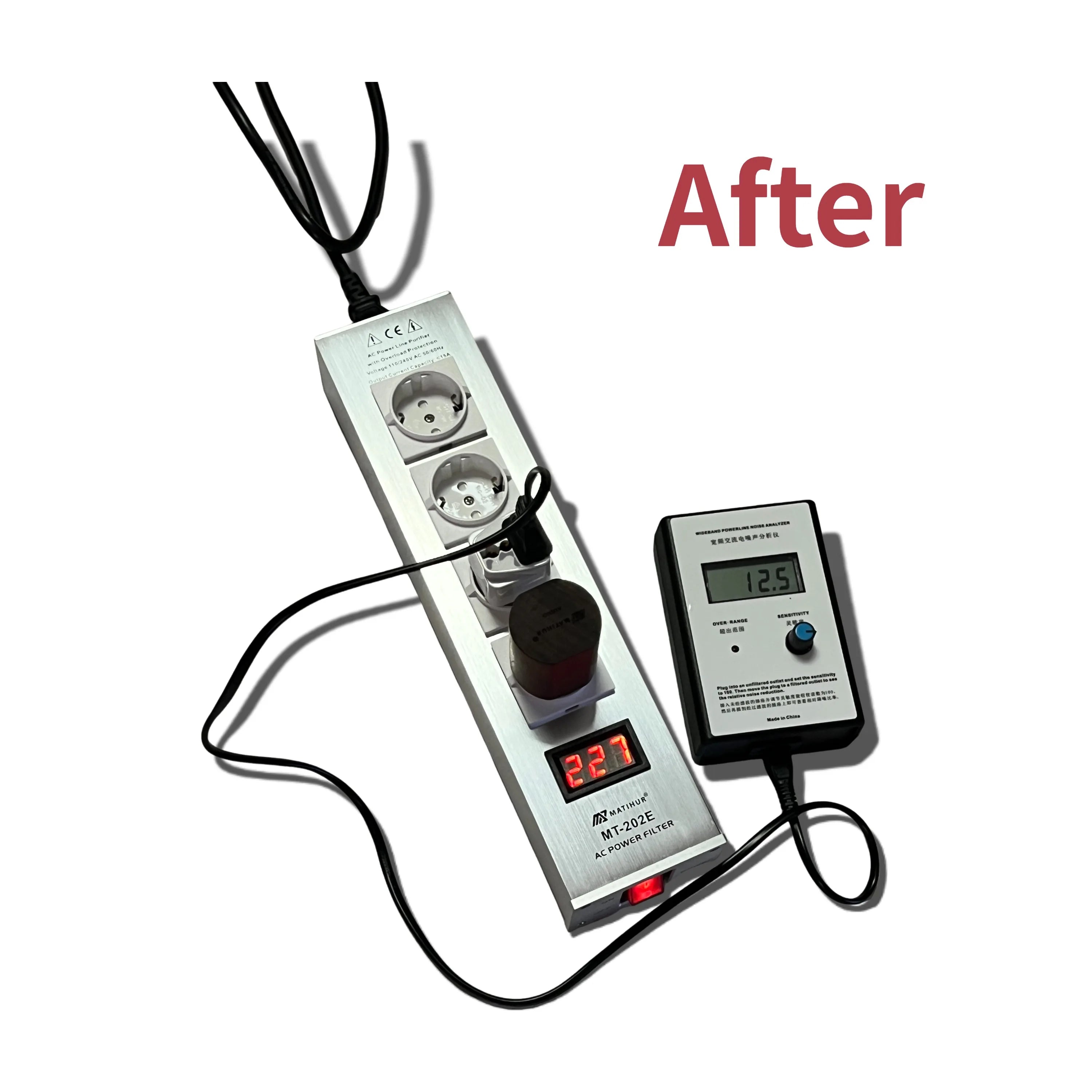Hifi Audio Power Portable Filter MATIHUR Reduce Noise EMI Filter Common Noise Filter Normal Noise Filter Purifier AC Noise