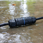 Electrical Cable Connector M20 IP68 Waterproof Inline Wire Connector Screwless Push In Cable Splice for Outdoor LED Lighting