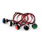 12mm Waterproof Momentary Push Button Switch PBS-33B Mini Round ON/Off Switch With Pre-wired Leads Self-Reset for Arduino DIY