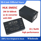Hilink 3W 5W 10W 220V 240V 5V 12V 24V AC DC Converter HLK-PM01 NewOriginal Power Supply Module PM12 3M05B 3M05C 3M12C 5M05 10M05