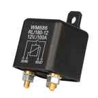 DC 12V 24V 100A 200A  WM686 Universal Relay 4 Pin Normal Open Car Starter Relay for Battery ON/Off Split Charge Relay Switch