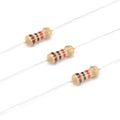 1000PCS 1/4W Carbon Film Resistors 5% 1R-10M 10R 47R 100R 220R 1K 10K 4K7 100K 560K 1M 3M3 ohm Color Ring Resistance