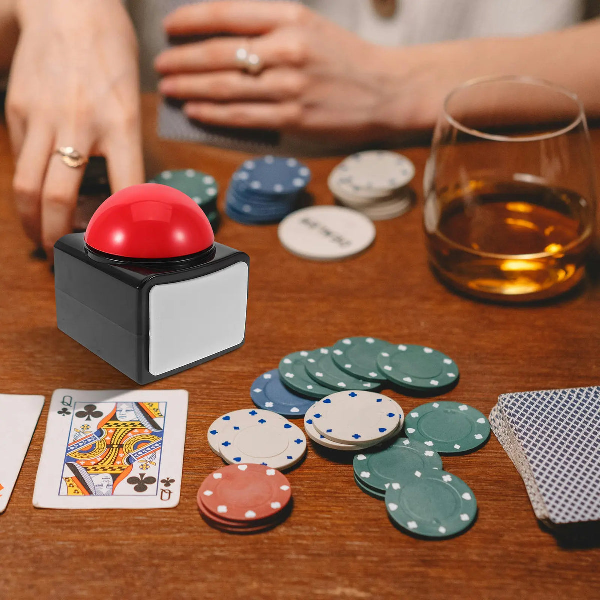 Show Buzzer Answer Button with Lights Sound High Efficiency Response Easy for Classroom Quiz Trivia Party Game Fun