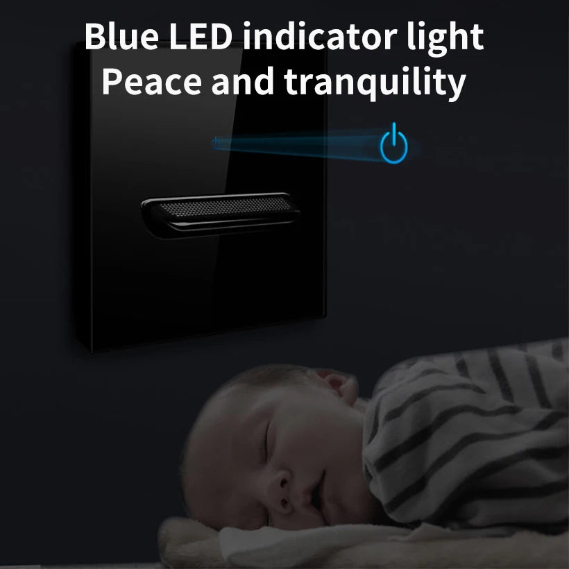 Gold Tempered Glass Wall Switch Panel Led European 16a Socket Retro Toggle Light Switch Eu Uk Standard 2usb Socket 1Gang-4gang