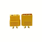 5pcs XT60 XT30 XT90 Bullet Connectors Kit, Male & Female Pairs with Heat Shrink Tube, for RC Drone Airplane Car FPV Lipo Battery
