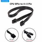 Modular Power Cable for Chieftec Polaris 750W 650W 550W GOLD Fully Modular Power, GPU PCIe 8Pin, CPU 4+4Pin, SATA Molex IDE 4Pin