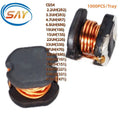 1000PCS CD54 Power Inductor 2.2/3.3/4.7/6.8/10/15/22/47/100/150/220/330/470UH SMD Inductance Copper Core