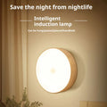 LED Smart Human Body Sensor Night Lamp Emergency Automatic Lighting USB Charging Wireless Magentic Suction Use Night Light
